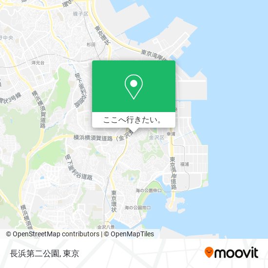 長浜第二公園地図