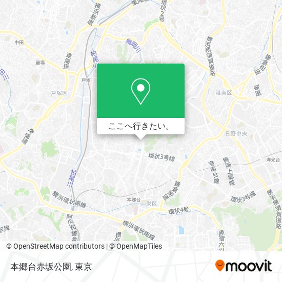 本郷台赤坂公園地図