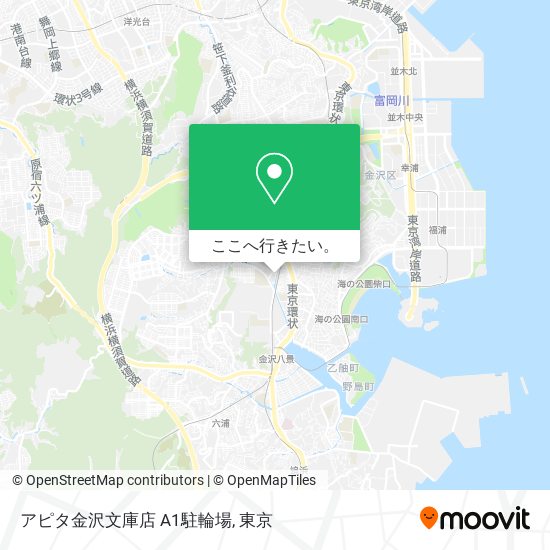 アピタ金沢文庫店 A1駐輪場地図