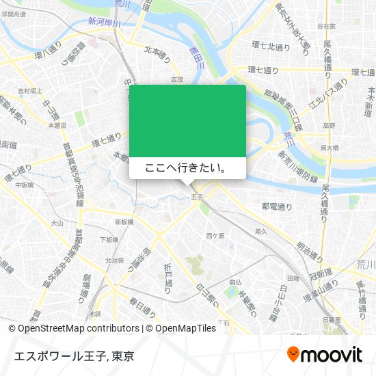 エスポワール王子地図