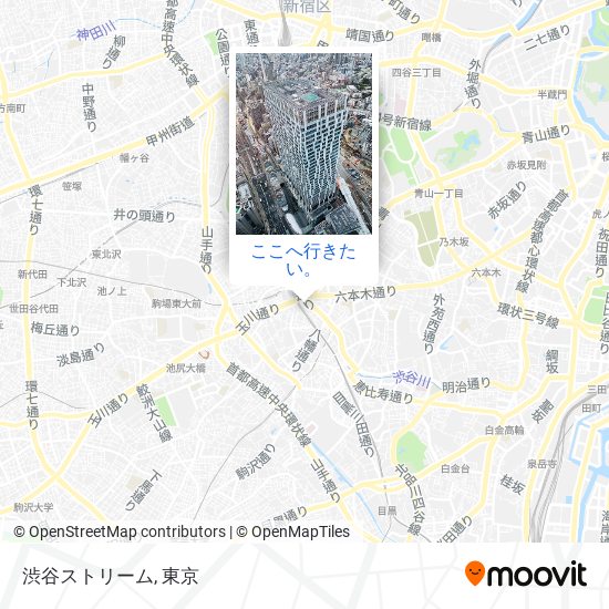 渋谷ストリーム地図