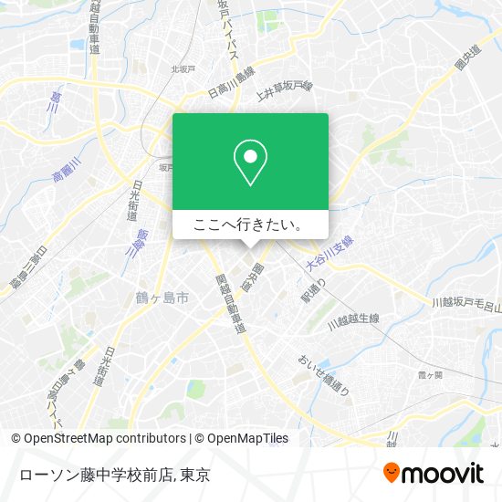 ローソン藤中学校前店地図