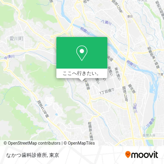 なかつ歯科診療所地図