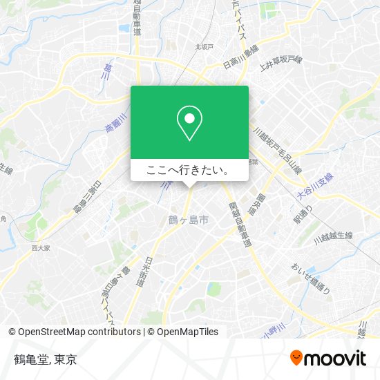 鶴亀堂地図