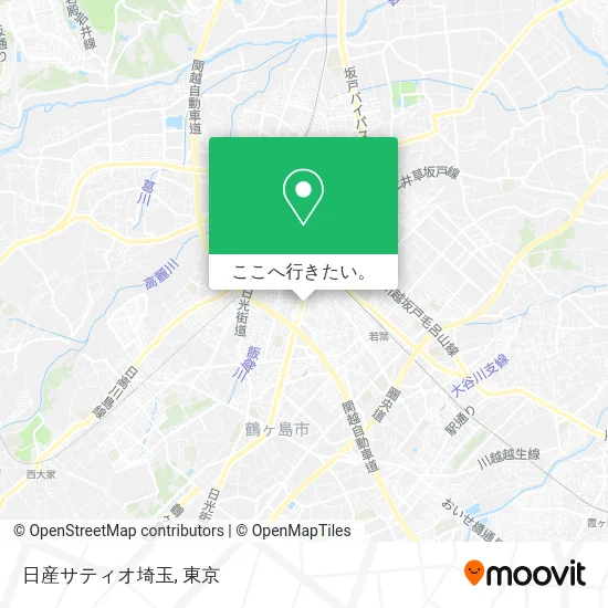 日産サティオ埼玉地図