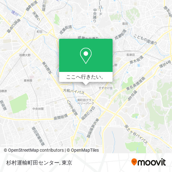 杉村運輸町田センター地図