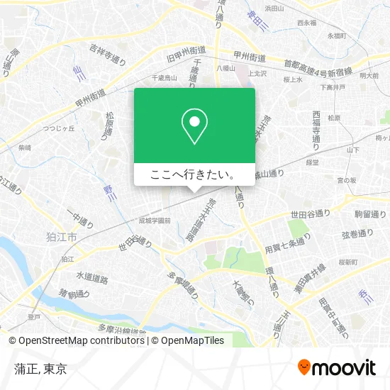 蒲正地図
