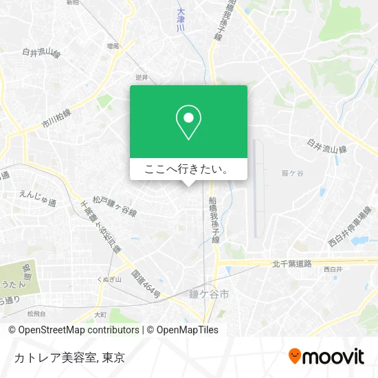 カトレア美容室地図