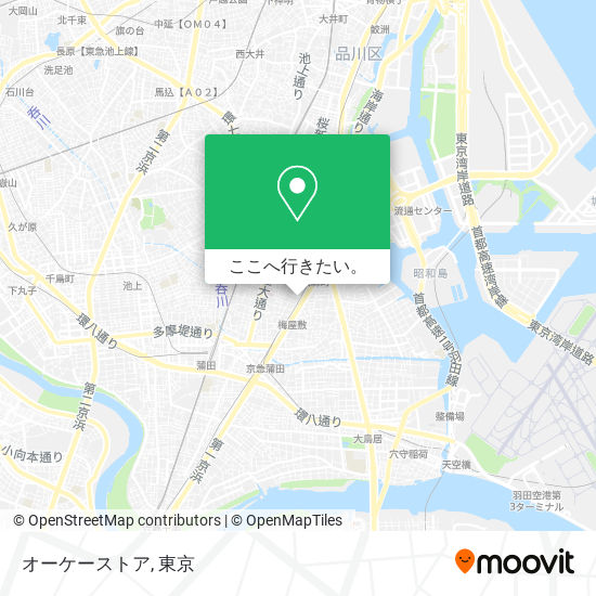 オーケーストア地図