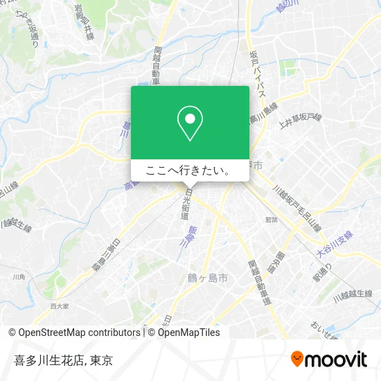 喜多川生花店地図