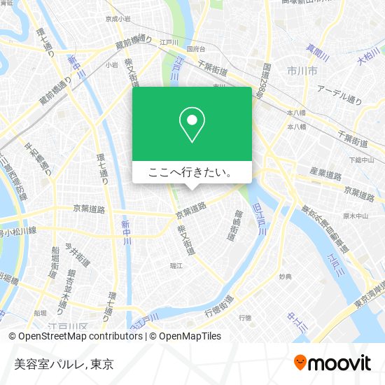 美容室パルレ地図