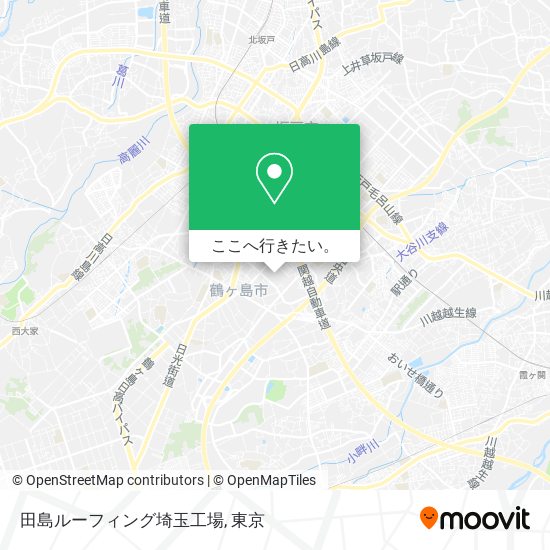 田島ルーフィング埼玉工場地図