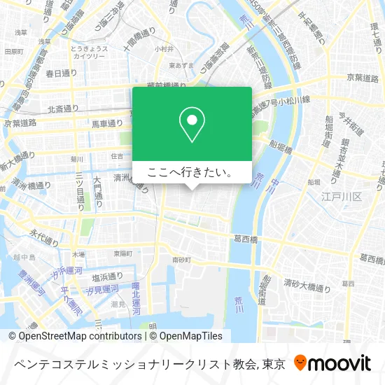 ペンテコステルミッショナリークリスト教会地図