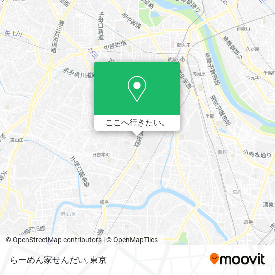 らーめん家せんだい地図