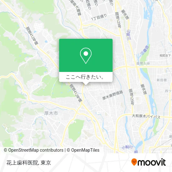 花上歯科医院地図