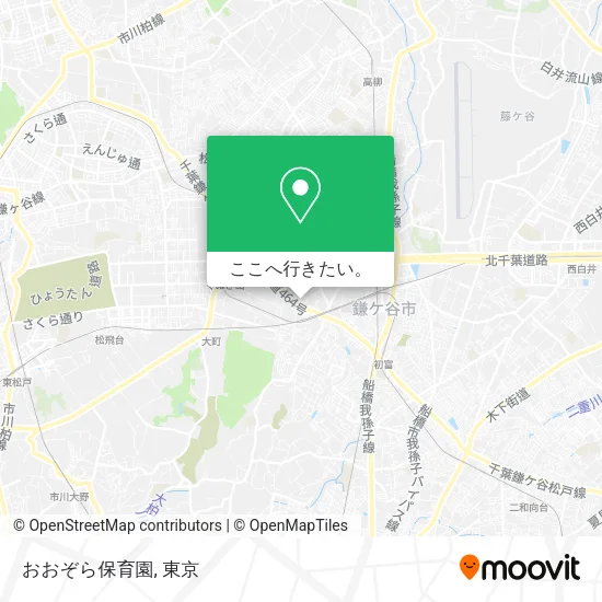 おおぞら保育園地図