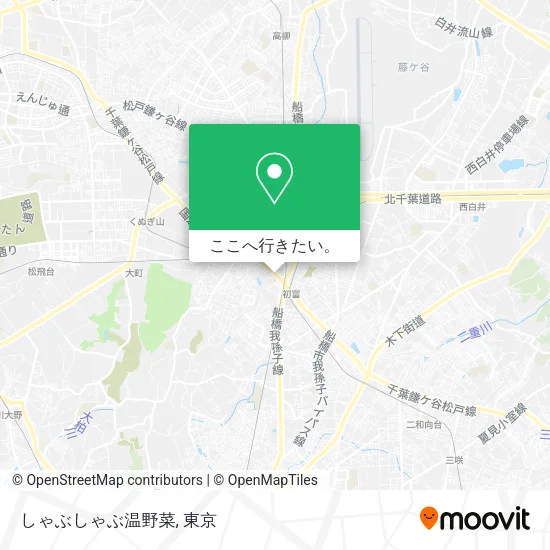 しゃぶしゃぶ温野菜地図