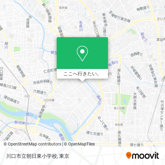 川口市立朝日東小学校地図