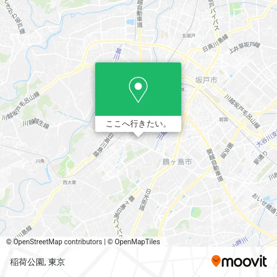 稲荷公園地図