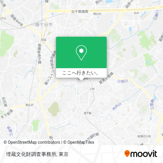 埋蔵文化財調査事務所地図