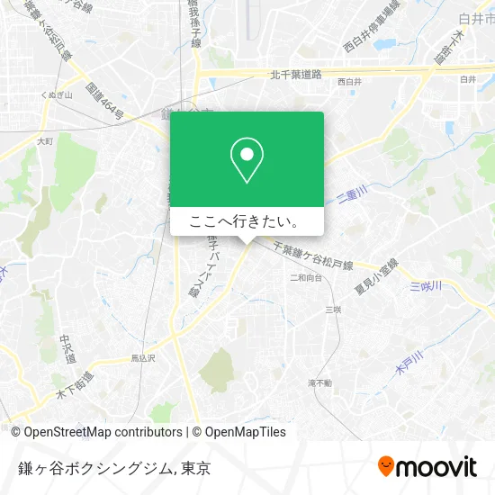 鎌ヶ谷ボクシングジム地図