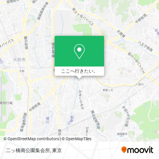 二ッ橋南公園集会所地図
