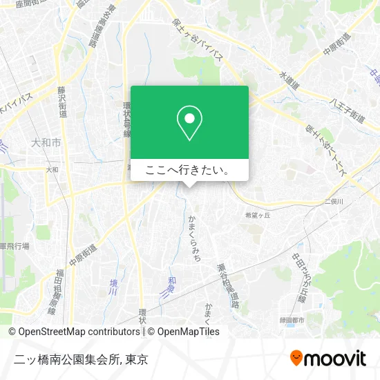 二ッ橋南公園集会所地図