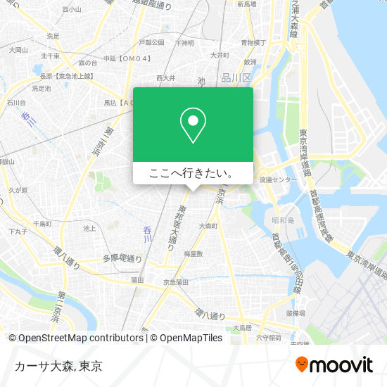 カーサ大森地図