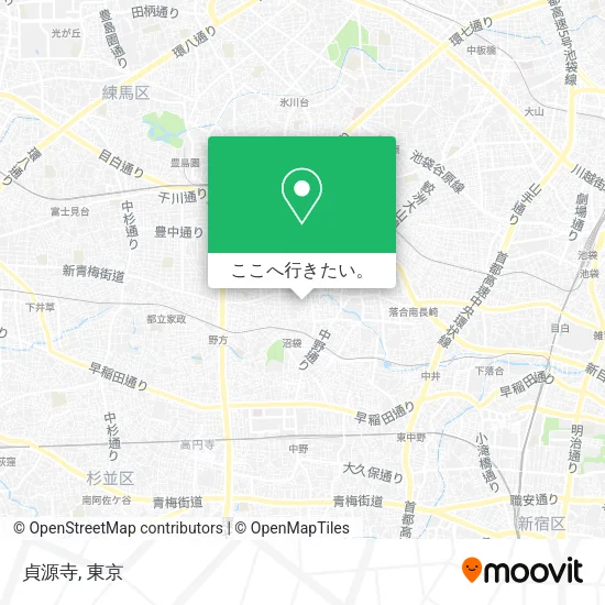 貞源寺地図