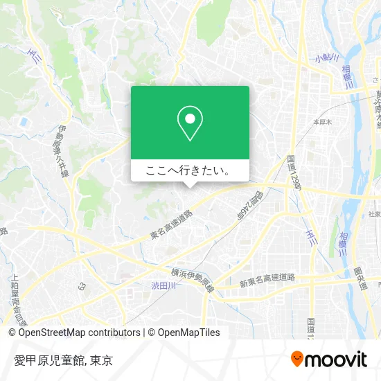 愛甲原児童館地図