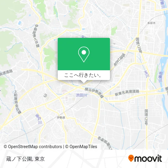 蔵ノ下公園地図