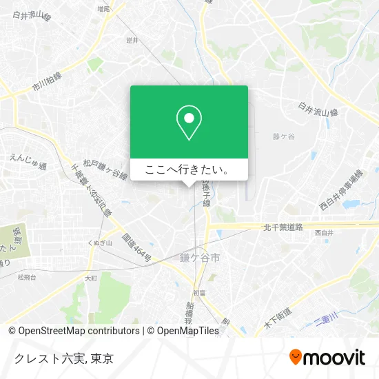 クレスト六実地図