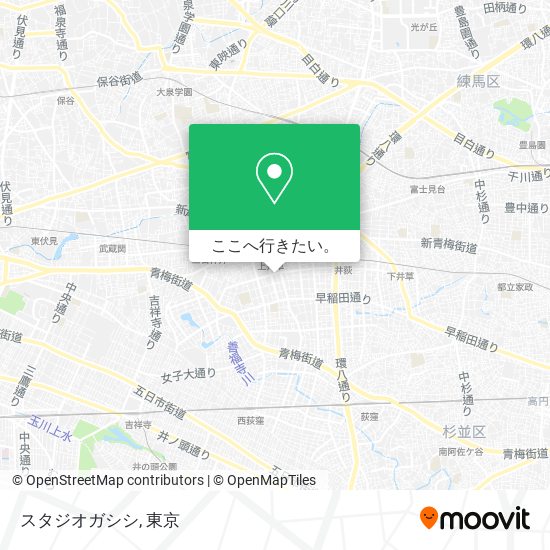 スタジオガシシ地図