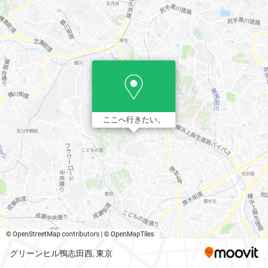 グリーンヒル鴨志田西地図