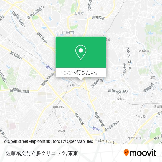 佐藤威文前立腺クリニック地図