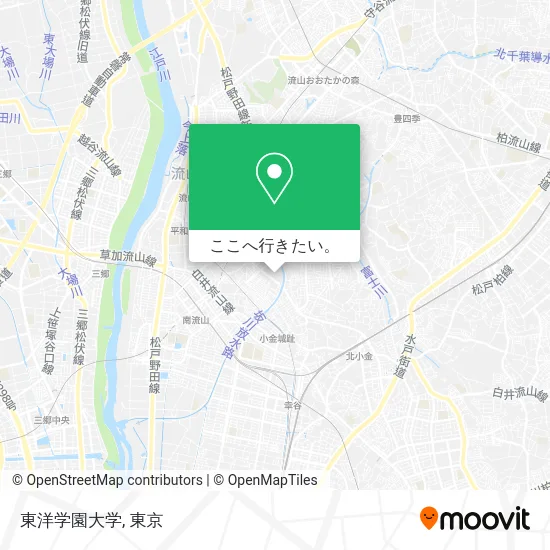 東洋学園大学地図