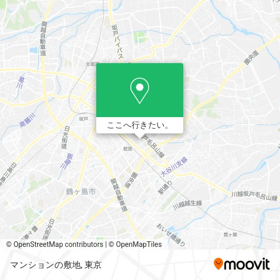 マンションの敷地地図