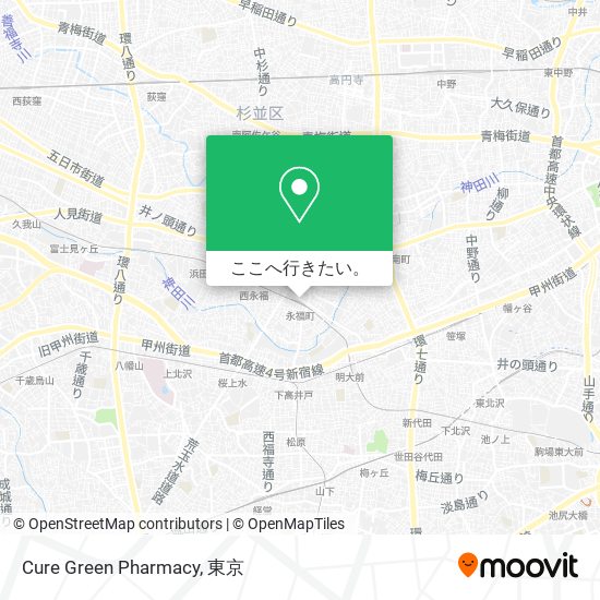 Cure Green Pharmacy地図