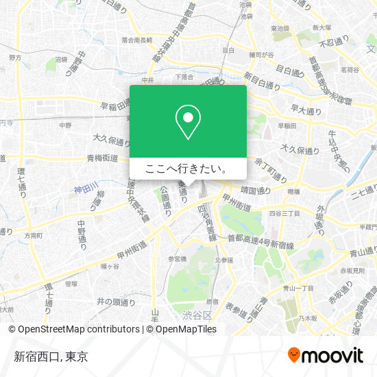 新宿西口地図