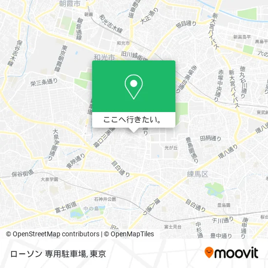 ローソン 専用駐車場地図