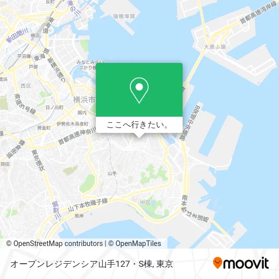 オープンレジデンシア山手127・S棟地図