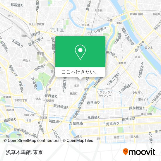 浅草木馬館地図