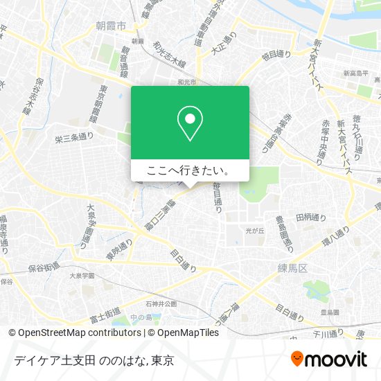 デイケア土支田 ののはな地図