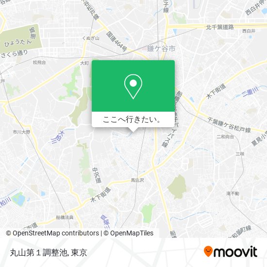 丸山第１調整池地図