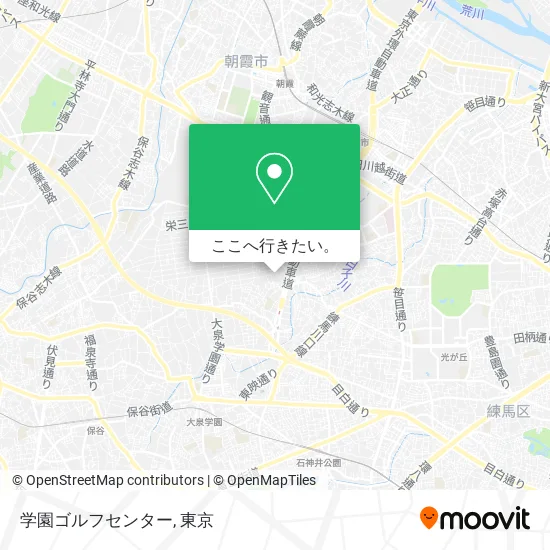 学園ゴルフセンター地図