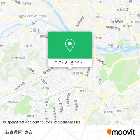 新倉農園地図