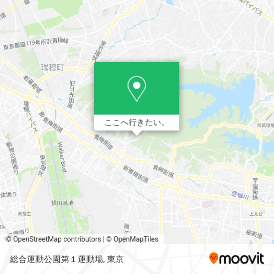 総合運動公園第１運動場地図