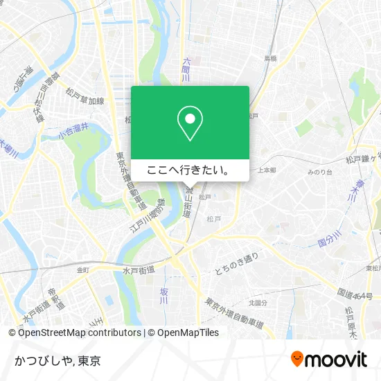 かつびしや地図