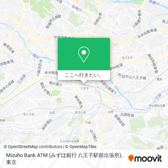 Mizuho Bank ATM (みずほ銀行 八王子駅前出張所)地図
