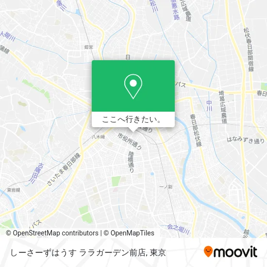 しーさーずはうす ララガーデン前店地図